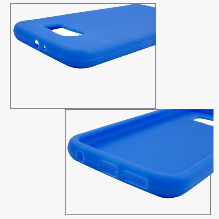 For Galaxy S6 / G920 Pure Color Silicone Protective Case