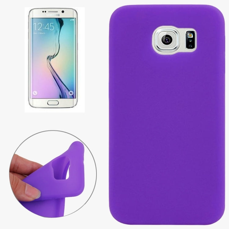 For Galaxy S6 / G920 Pure Color Silicone Protective Case
