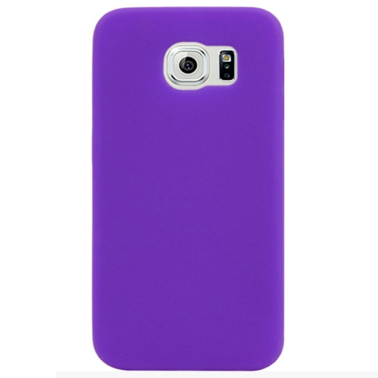 For Galaxy S6 / G920 Pure Color Silicone Protective Case