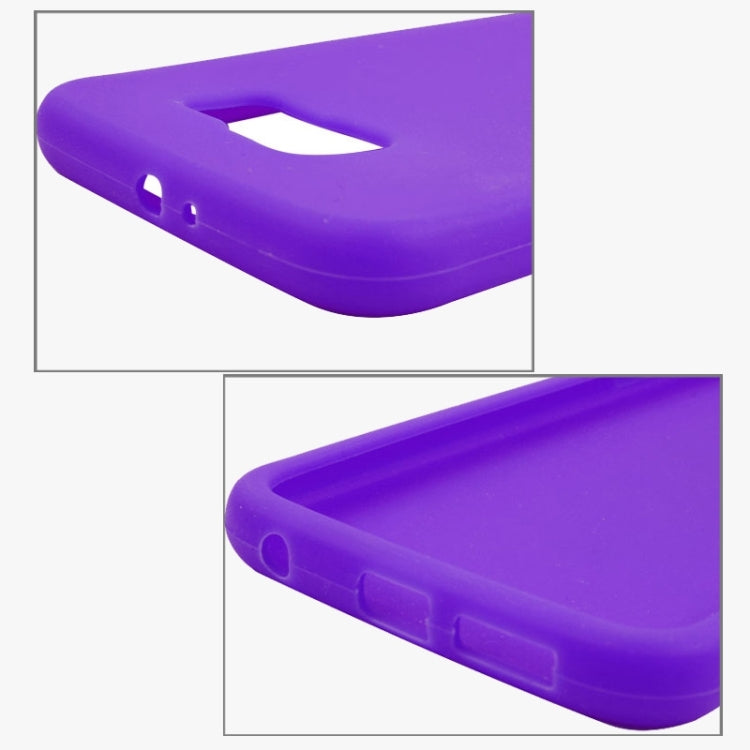 For Galaxy S6 / G920 Pure Color Silicone Protective Case