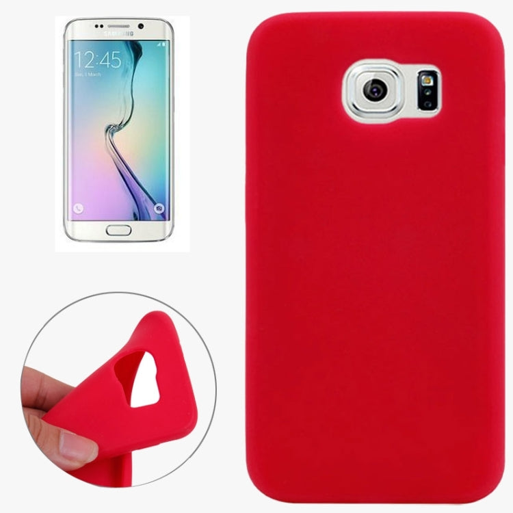 For Galaxy S6 / G920 Pure Color Silicone Protective Case