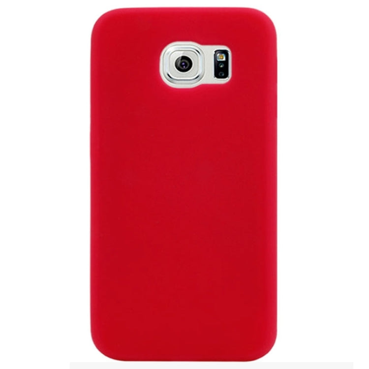 For Galaxy S6 / G920 Pure Color Silicone Protective Case