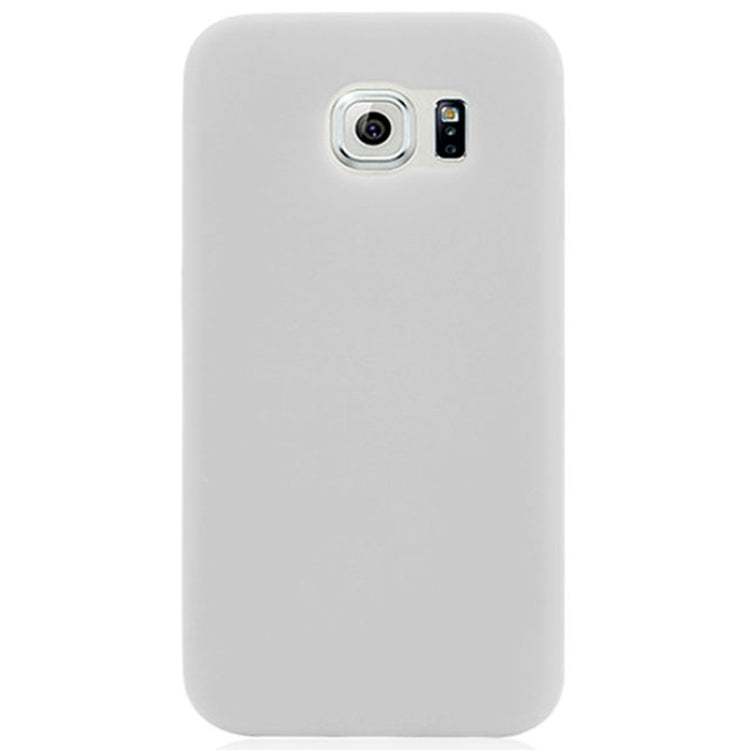 For Galaxy S6 / G920 Pure Color Silicone Protective Case