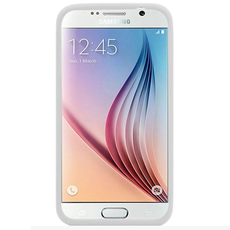 For Galaxy S6 / G920 Pure Color Silicone Protective Case