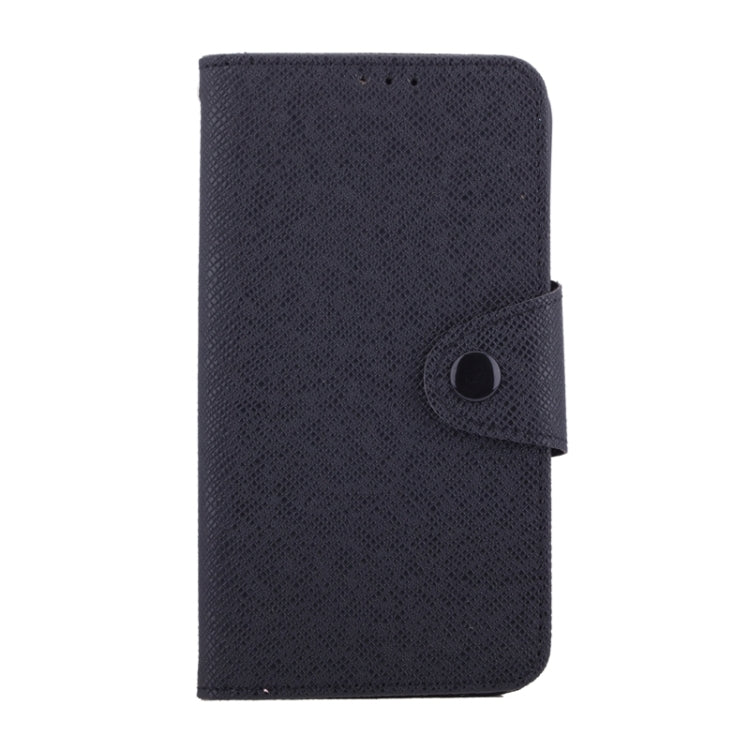Cross Texture Horizontal Flip Leather Case with Holder & Card Slots for Galaxy E7