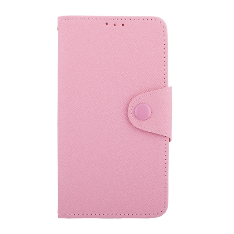 Cross Texture Horizontal Flip Leather Case with Holder & Card Slots for Galaxy E7
