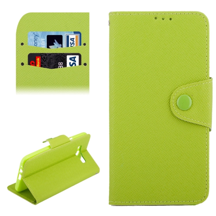 Cross Texture Horizontal Flip Leather Case with Holder & Card Slots for Galaxy E7