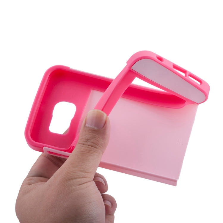 For Galaxy S6 2 in 1 Contrast Color Silicone & Plastic Case