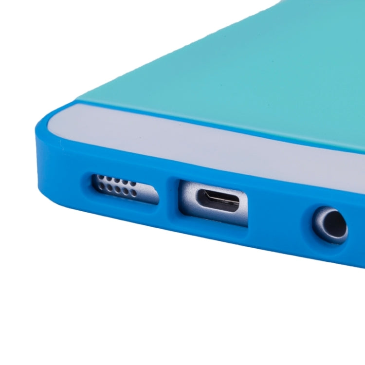 For Galaxy S6 2 in 1 Contrast Color Silicone & Plastic Case