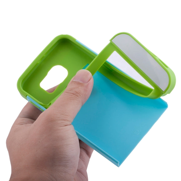 For Galaxy S6 2 in 1 Contrast Color Silicone & Plastic Case