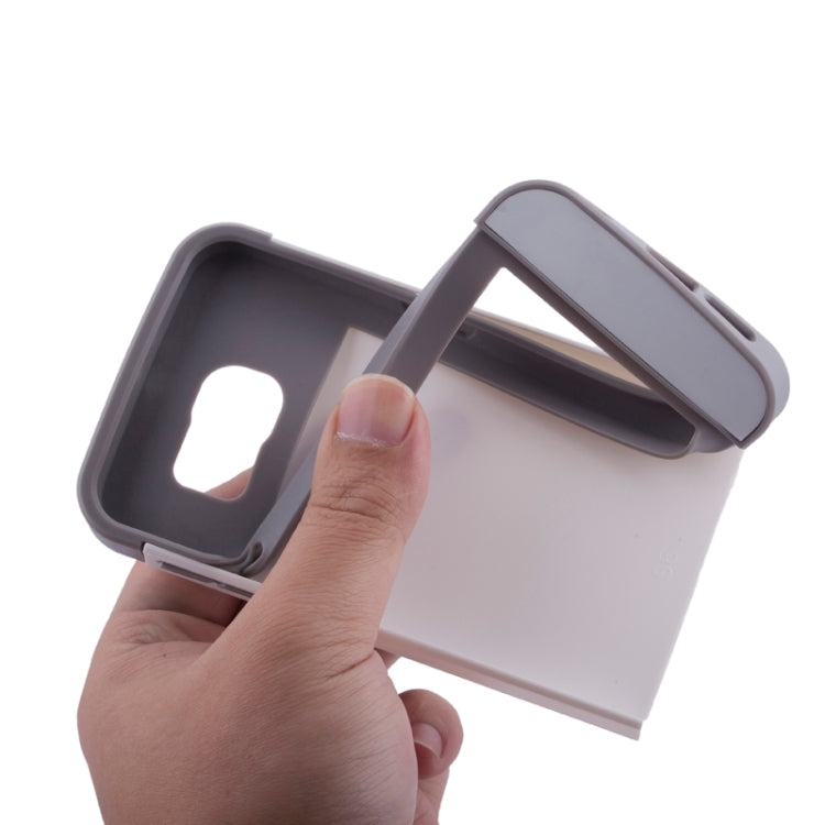For Galaxy S6 2 in 1 Contrast Color Silicone & Plastic Case