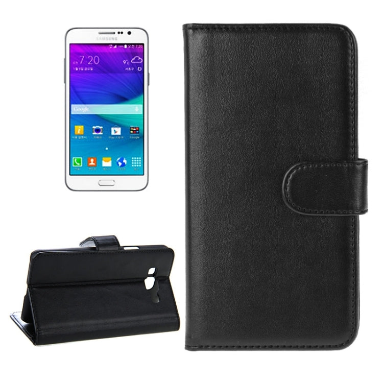 Horizontal Flip Magnetic Buckle PU Leather Case with Holder & Card Slot & Wallet for Galaxy Grand Max / G720no