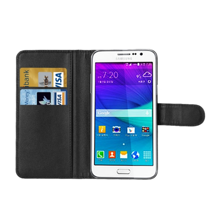 Horizontal Flip Magnetic Buckle PU Leather Case with Holder & Card Slot & Wallet for Galaxy Grand Max / G720no