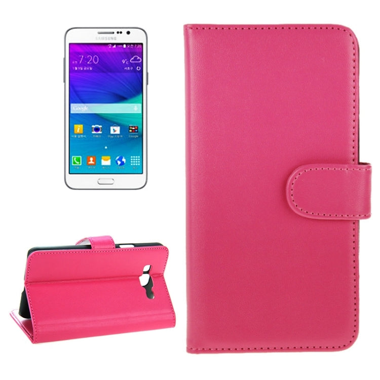 Horizontal Flip Magnetic Buckle PU Leather Case with Holder & Card Slot & Wallet for Galaxy Grand Max / G720no