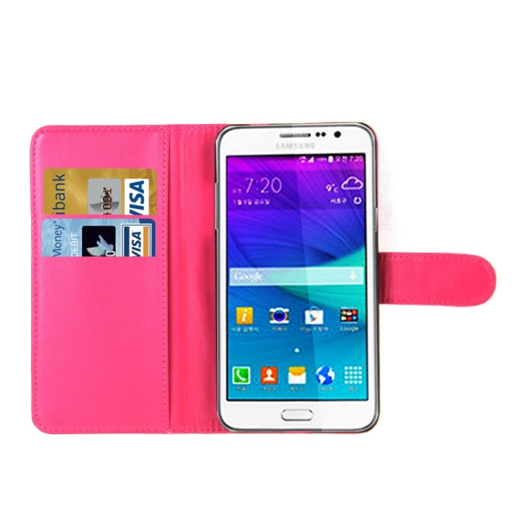 Horizontal Flip Magnetic Buckle PU Leather Case with Holder & Card Slot & Wallet for Galaxy Grand Max / G720no