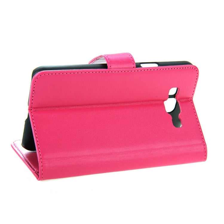 Horizontal Flip Magnetic Buckle PU Leather Case with Holder & Card Slot & Wallet for Galaxy Grand Max / G720no