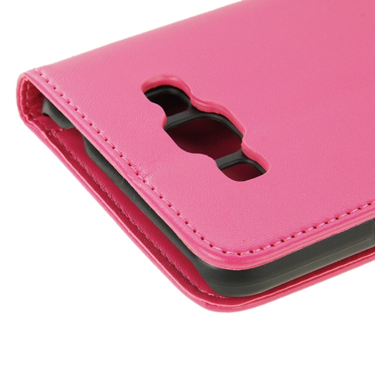 Horizontal Flip Magnetic Buckle PU Leather Case with Holder & Card Slot & Wallet for Galaxy Grand Max / G720no