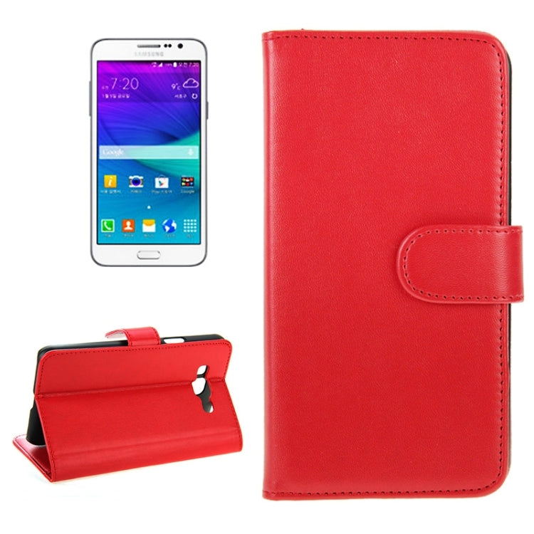 Horizontal Flip Magnetic Buckle PU Leather Case with Holder & Card Slot & Wallet for Galaxy Grand Max / G720no