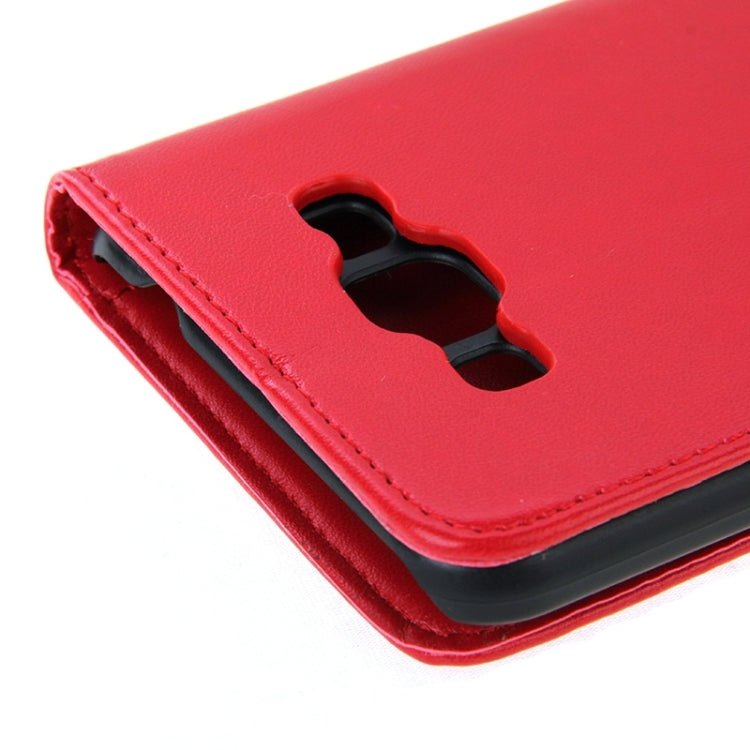 Horizontal Flip Magnetic Buckle PU Leather Case with Holder & Card Slot & Wallet for Galaxy Grand Max / G720no