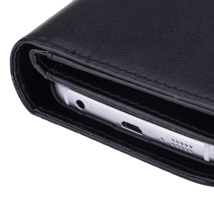 For Galaxy S6 Wallet Style Litchi Texture Leather Case with Nine Card Slots & Lanyard