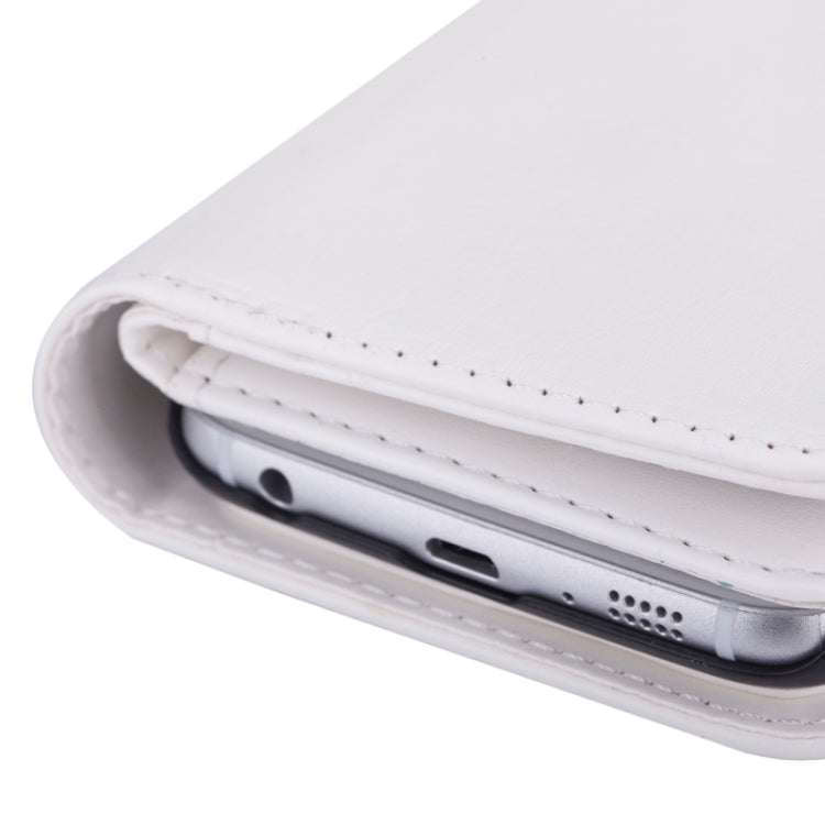 For Galaxy S6 Wallet Style Litchi Texture Leather Case with Nine Card Slots & Lanyard