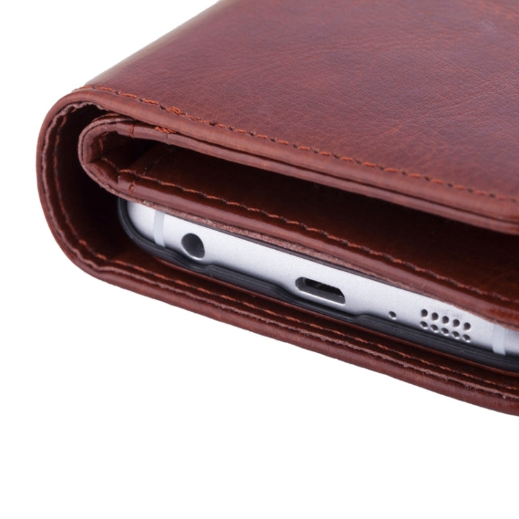 For Galaxy S6 Wallet Style Litchi Texture Leather Case with Nine Card Slots & Lanyard