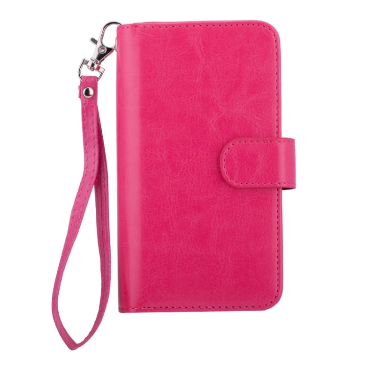 For Galaxy S6 Edge Wallet Style Litchi Texture Leather Case with Nine Card Slots & Lanyard