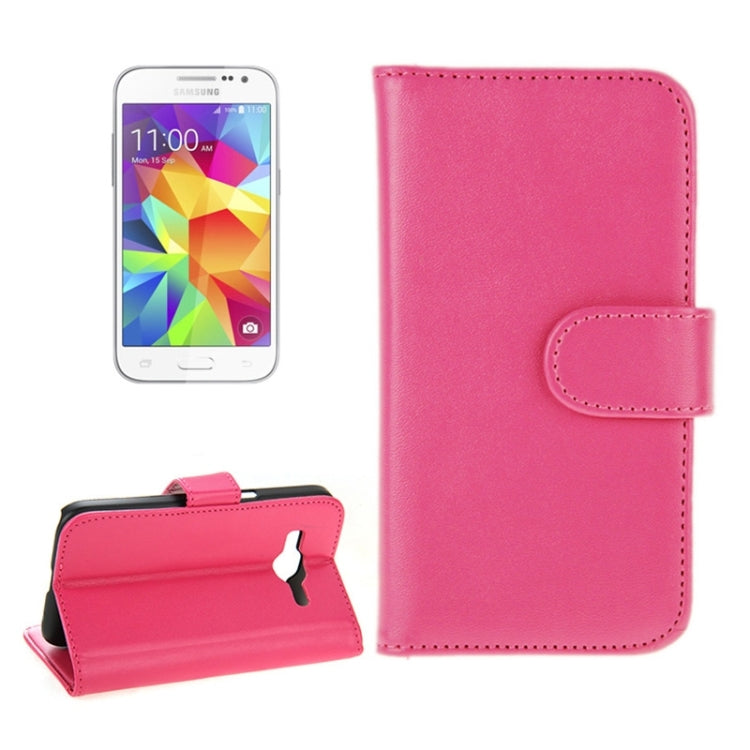 Horizontal Flip Magnetic Buckle PU Leather Case with Holder & Card Slot & Wallet for Galaxy Core Prime / G360