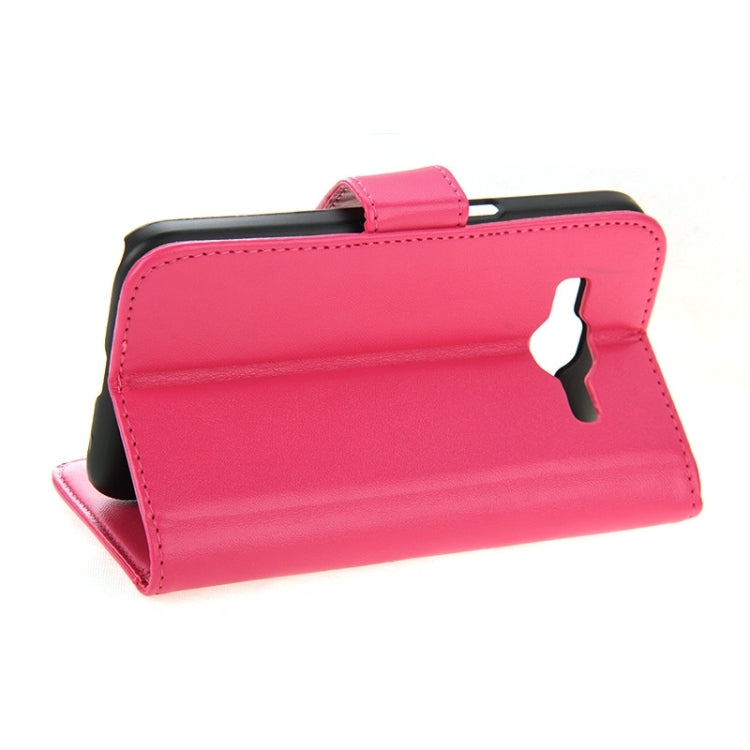 Horizontal Flip Magnetic Buckle PU Leather Case with Holder & Card Slot & Wallet for Galaxy Core Prime / G360