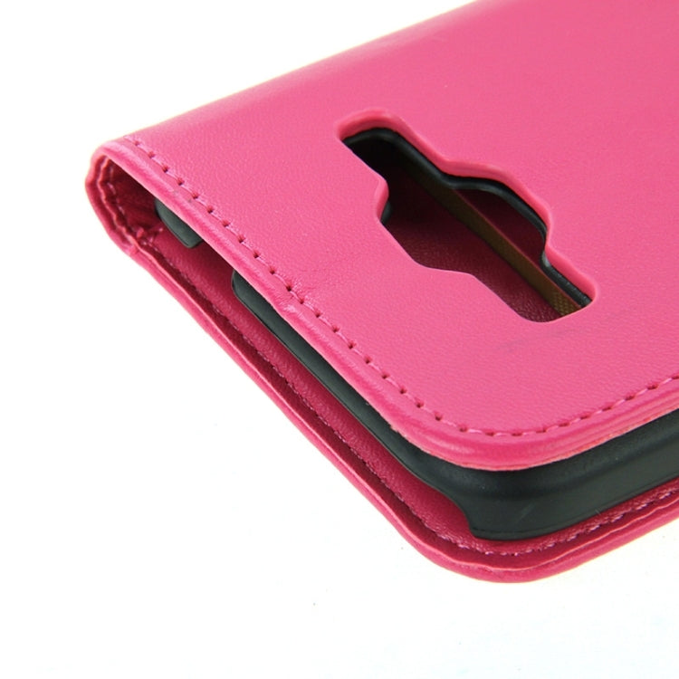 Horizontal Flip Magnetic Buckle PU Leather Case with Holder & Card Slot & Wallet for Galaxy Core Prime / G360