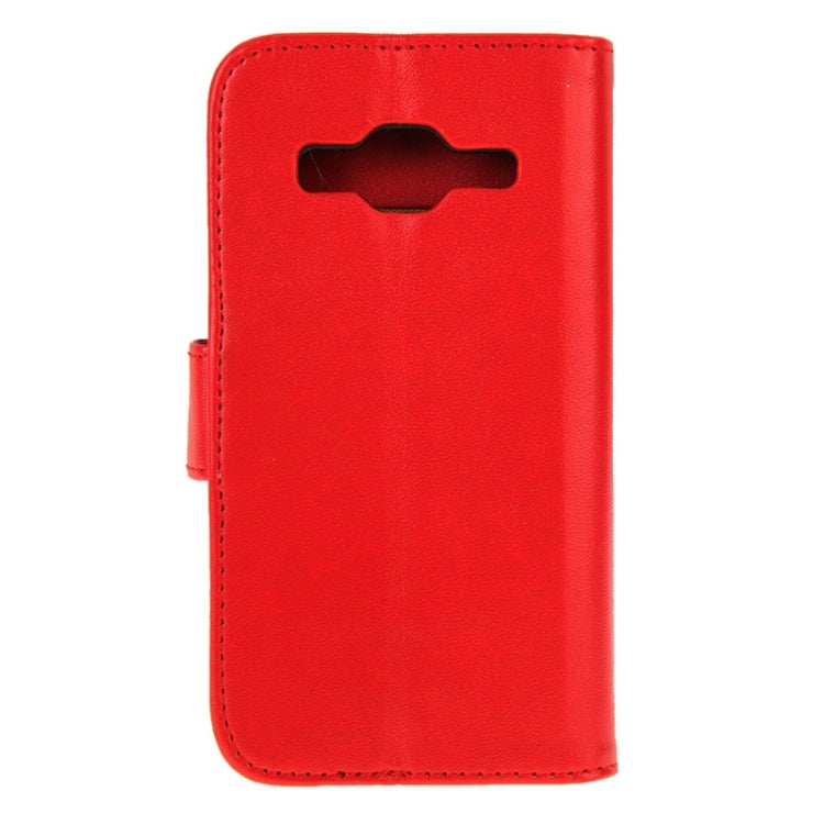Horizontal Flip Magnetic Buckle PU Leather Case with Holder & Card Slot & Wallet for Galaxy Core Prime / G360