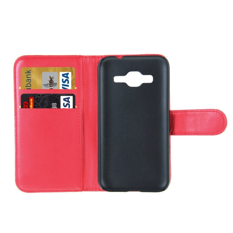 Horizontal Flip Magnetic Buckle PU Leather Case with Holder & Card Slot & Wallet for Galaxy Core Prime / G360