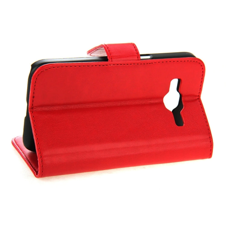 Horizontal Flip Magnetic Buckle PU Leather Case with Holder & Card Slot & Wallet for Galaxy Core Prime / G360
