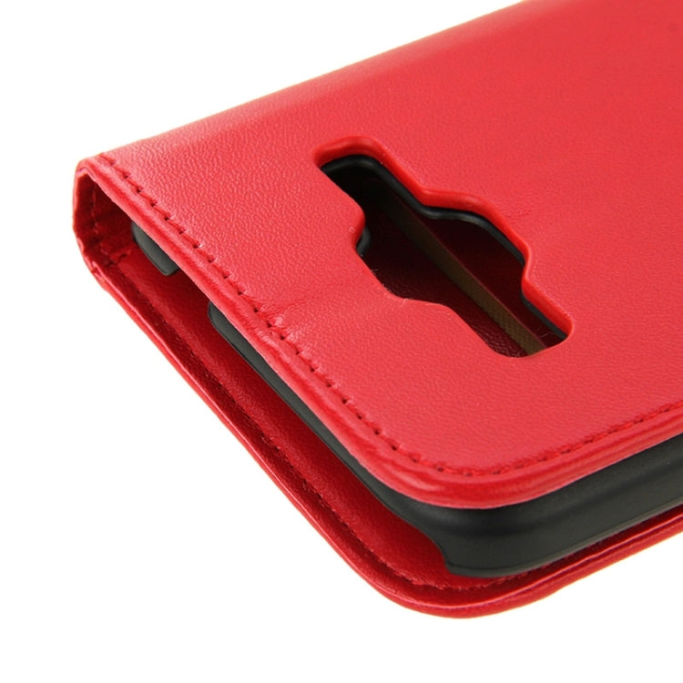Horizontal Flip Magnetic Buckle PU Leather Case with Holder & Card Slot & Wallet for Galaxy Core Prime / G360