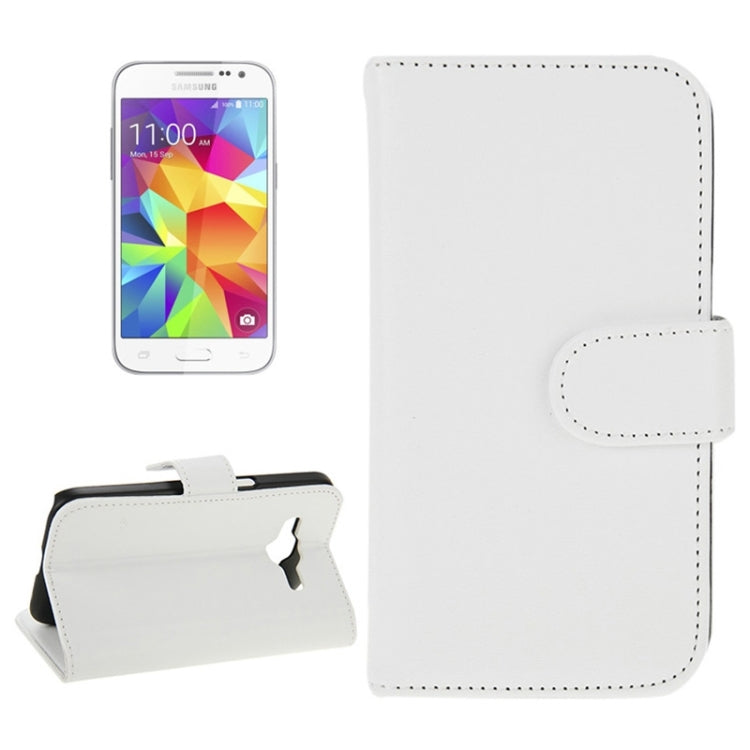 Horizontal Flip Magnetic Buckle PU Leather Case with Holder & Card Slot & Wallet for Galaxy Core Prime / G360