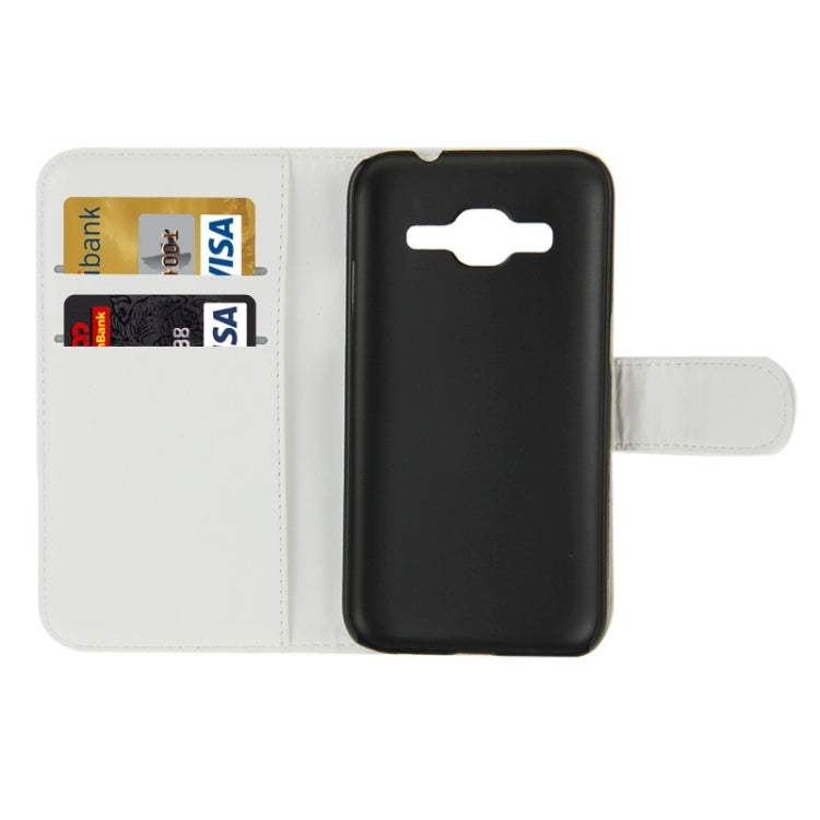 Horizontal Flip Magnetic Buckle PU Leather Case with Holder & Card Slot & Wallet for Galaxy Core Prime / G360