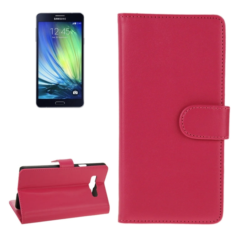 Horizontal Flip Magnetic Buckle PU Leather Case with Holder & Card Slot & Wallet for Galaxy A7 / A700F