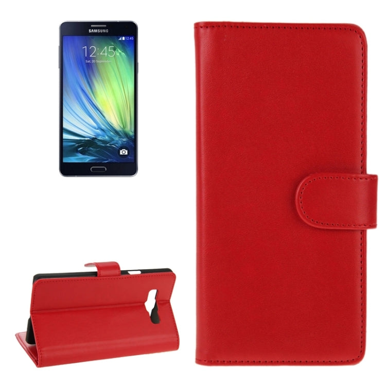 Horizontal Flip Magnetic Buckle PU Leather Case with Holder & Card Slot & Wallet for Galaxy A7 / A700F