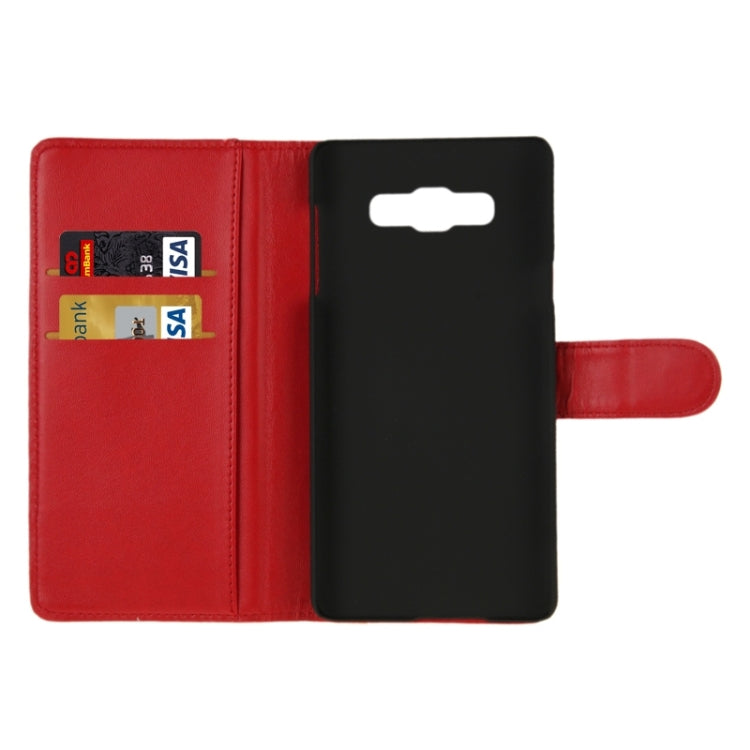 Horizontal Flip Magnetic Buckle PU Leather Case with Holder & Card Slot & Wallet for Galaxy A7 / A700F