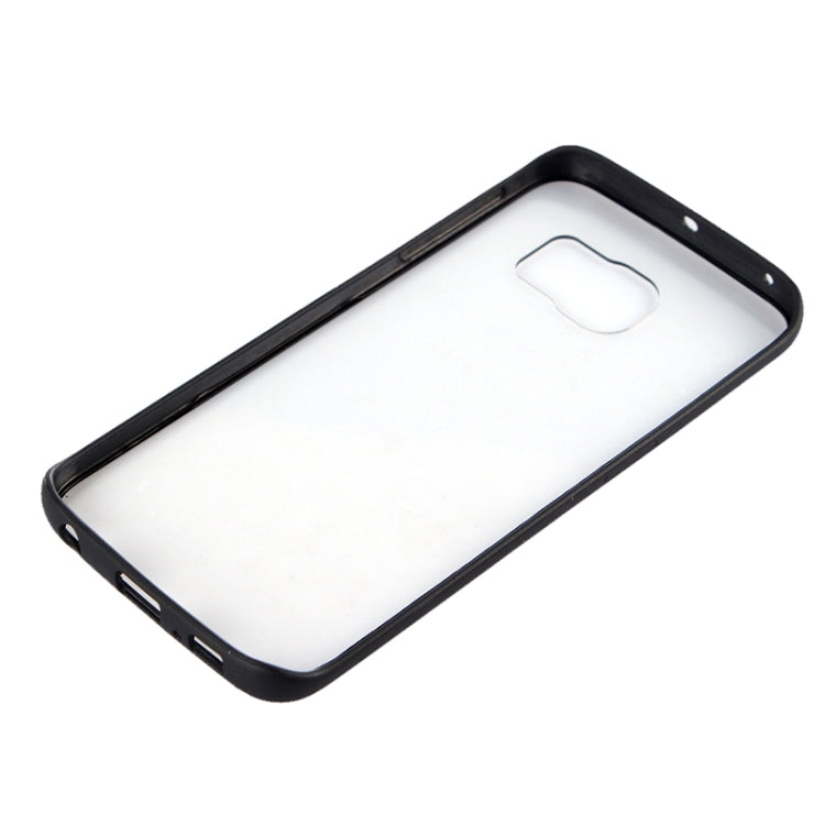 For Galaxy S6 Edge Anti-scratch Acrylic Material Transparent Back Shell Protective Case