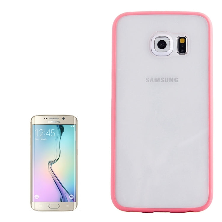 For Galaxy S6 Edge Anti-scratch Acrylic Material Transparent Back Shell Protective Case