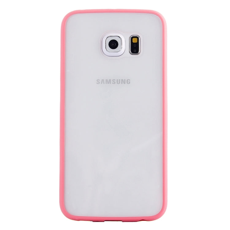 For Galaxy S6 Edge Anti-scratch Acrylic Material Transparent Back Shell Protective Case