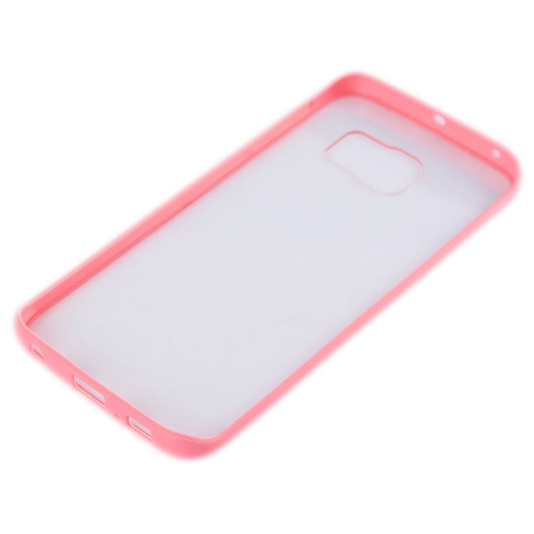 For Galaxy S6 Edge Anti-scratch Acrylic Material Transparent Back Shell Protective Case