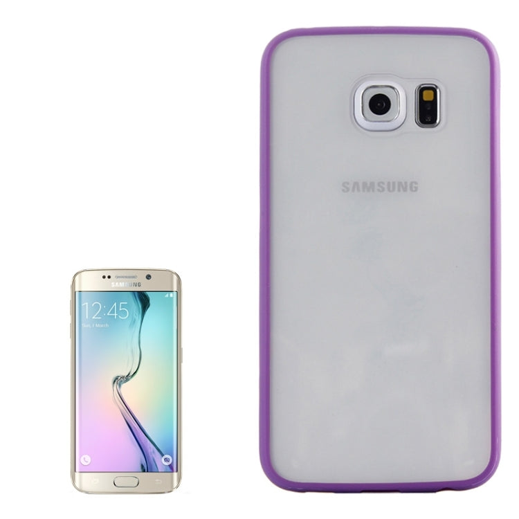 For Galaxy S6 Edge Anti-scratch Acrylic Material Transparent Back Shell Protective Case