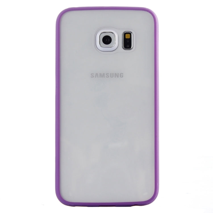 For Galaxy S6 Edge Anti-scratch Acrylic Material Transparent Back Shell Protective Case