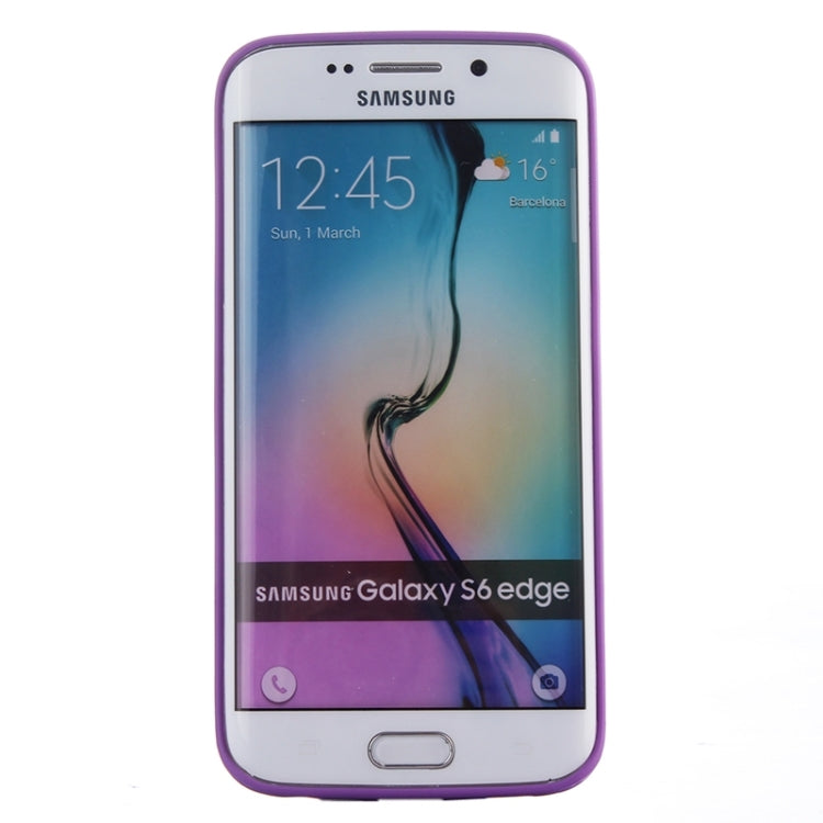 For Galaxy S6 Edge Anti-scratch Acrylic Material Transparent Back Shell Protective Case