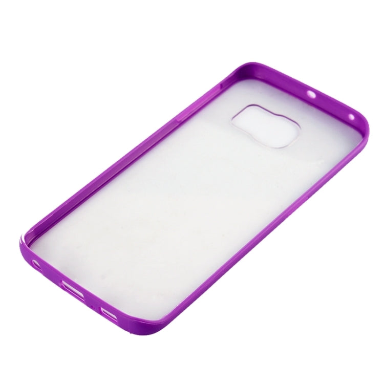 For Galaxy S6 Edge Anti-scratch Acrylic Material Transparent Back Shell Protective Case