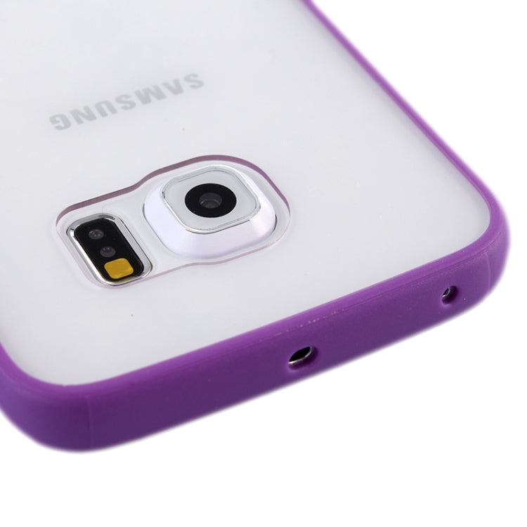 For Galaxy S6 Edge Anti-scratch Acrylic Material Transparent Back Shell Protective Case
