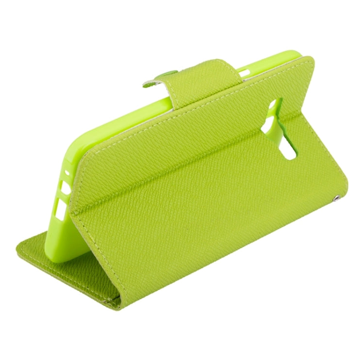 For Galaxy E5 Cross Texture Horizontal Flip Leather Case with Holder & Card Slots