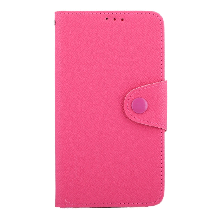 For Galaxy E5 Cross Texture Horizontal Flip Leather Case with Holder & Card Slots